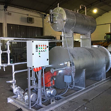 (CAD-50) Calentador de aceite térmico desde 300.000 a 1.000.000 K/cal. Para combustibles Gas-oil, Gas, Fuel.oil